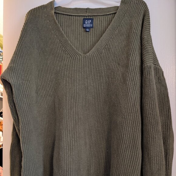 Gap Maternity Green Knit Sweater - Picture 1 of 3